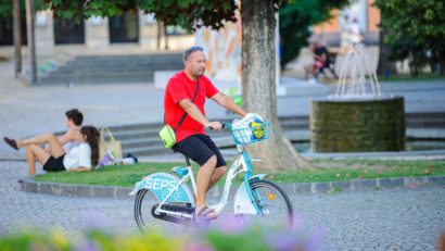 Sistemul de bike sharing din Sfântu Gheorghe este un succes