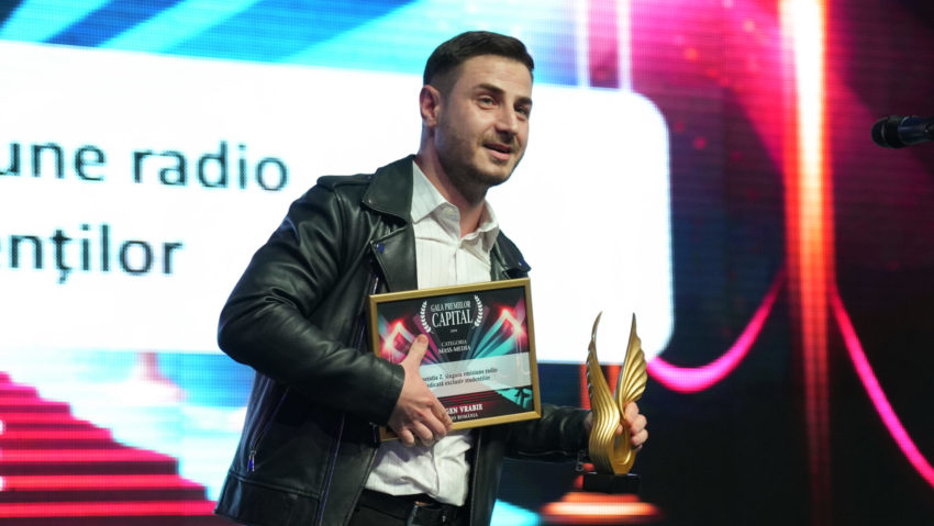 Eugen Vrabie, realizator București FM, premiat la Gala Premiilor Capital 2024