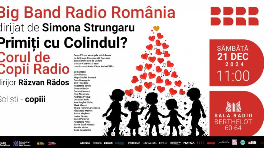 Vă așteptăm cu colinde la Sala Radio!