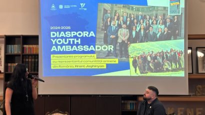 Un tânăr armean din România, ambasador al diasporei prin proiectul „Diaspora Youth Ambassador”