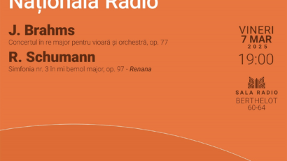 Seara germană la Sala Radio: Brahms și Schumann